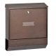 MARS - post box, galvanized 6301- brown