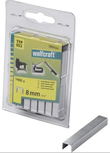 WOLFCRAFT - Széles tűzőkapcsok 11,2mm magasság 8mm, 1400db