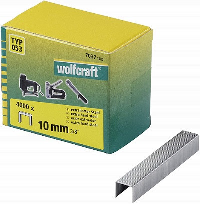 WOLFCRAFT - Széles tűzőkapcsok 11,2mm magasság 10mm, 4000db