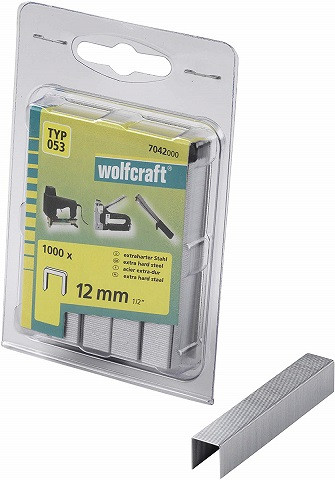 WOLFCRAFT - Széles tűzőkapcsok 11,2mm magasság 12mm, 1000db