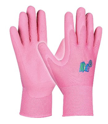 Gyermek munkavédelmi kesztyű KIDS PINK, 5-ös méret