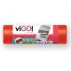 viGO! Szemeteszsák LDPE piros 60 l / 10 db, 60x80 cm