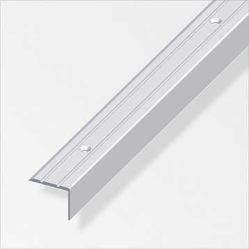 ALFER - Treppen25x20Alu silver anodised 1m