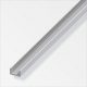 ALFER - U-profil alumínium eloxált ezüst 1000x10x13,5x1,5 mm