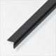 ALFER - szögben öntapadó PVC fekete - fényes 1000x20x20x1,5mm