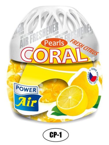 Háztartási légfrissítő CORAL PEARLS FRESH CITRUS - 150g