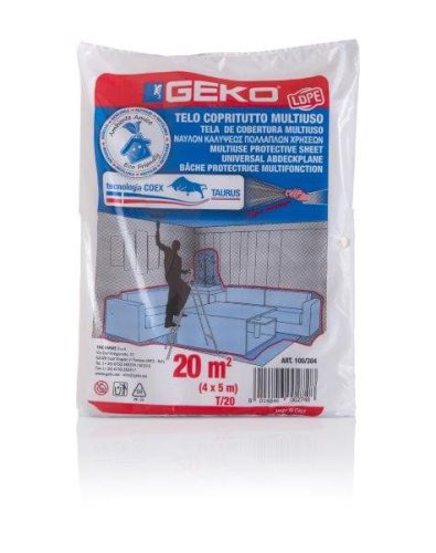 GEKO - Takarófólia LDPE 4x5m / 20 my - PROFI