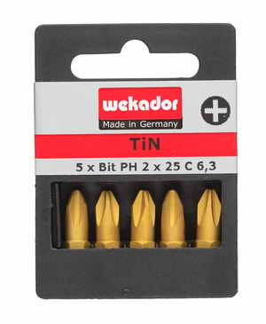 WEKADOR - bit készlet PH TiN - 5 db