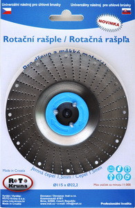 ROTO - Rotációs ráspoly 125x22,2mm - 1,5mm-es finom penge