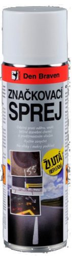 Den Braven - jelölőfesték spray 500 ml - neon sárga