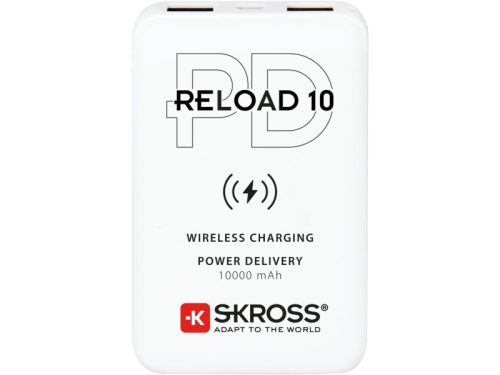 SKROSS Powerbank 10000mAh vezeték nélküli töltéssel két kimenettel