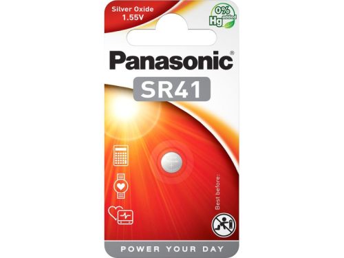 PANASONIC SR41 ezüstoxid gombelem 1,55 V