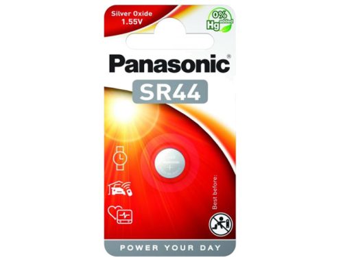 PANASONIC SR44 ezüstoxid gombelem 1,55 V