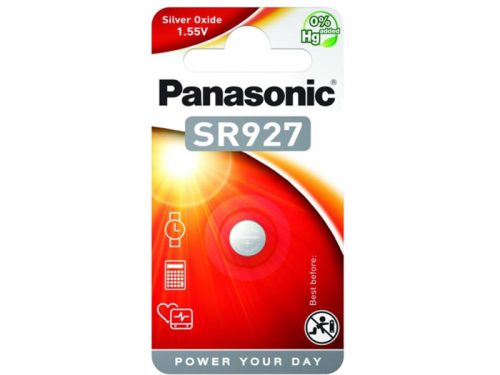 PANASONIC SR927 ezüstoxid gombelem 1,55 V