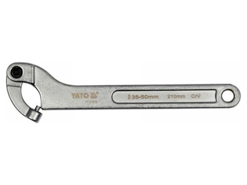 YATO Állítható csapos körmös kulcs 35-50 mm / 210 mm CrV
