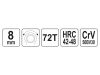 YATO Racsnis csillagkulcs 8 mm / 140 mm CrV
