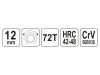 YATO Racsnis csillagkulcs 12 mm / 175 mm CrV