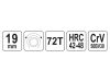 YATO Racsnis csillagkulcs 19 mm / 225 mm CrV