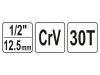 YATO Racsnis hajtószár 1/2" 30T lépcsős radiátorkulcshoz CrV