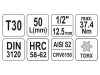 YATO Bit dugókulcs Torx 1/2" T30 CrV