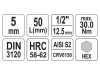 YATO Bit dugókulcs Imbusz 1/2" 5 mm CrV