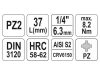 YATO Bit dugókulcs Pozidriv 1/4" PZ2 CrV