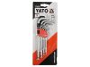 YATO Torx kulcs készlet 9 részes T10-T50 CrV