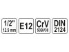 YATO Dugókulcs külső Torx 1/2" E12 CrV