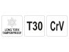 YATO Hosszú torx kulcs T30 CrV