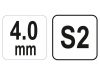 YATO Gömbfejű imbusz T-kulcs 4,0 mm / 13 x 140 mm S2