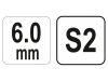 YATO Gömbfejű imbusz T-kulcs 6,0 mm / 17 x 170 mm S2