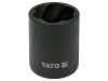 YATO Törtcsavarfej leszedő készlet 10 részes 3/8" 10-19 mm