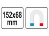 YATO Mágnestálca 152x68 mm