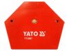 YATO Hegesztési munkadarabtartó mágnes 111 x 136 x 24 mm/34 kg