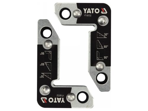 YATO Hegesztési munkadarabtartó mágnes 30-60-90°/25 kg (2 db/cs)