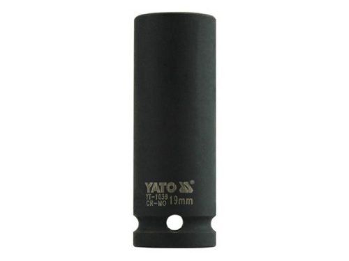 YATO Gépi hosszú dugókulcs 1/2" 19 mm CrMo