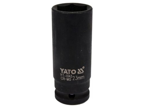 YATO Gépi hosszú dugókulcs 1/2" 23 mm CrMo