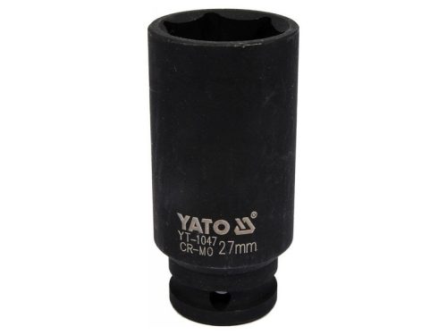 YATO Gépi hosszú dugókulcs 1/2" 27 mm CrMo