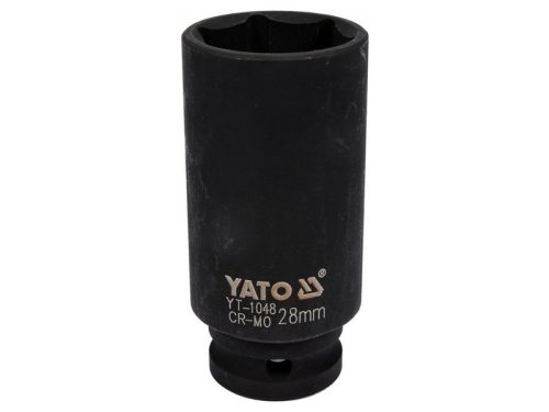 YATO Gépi hosszú dugókulcs 1/2" 28 mm CrMo