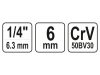 YATO Dugókulcs 1/4" 6 mm CrV