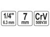 YATO Dugókulcs 1/4" 7 mm CrV