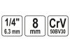 YATO Dugókulcs 1/4" 8 mm CrV