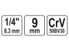 YATO Dugókulcs 1/4" 9 mm CrV