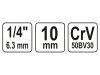 YATO Dugókulcs 1/4" 10 mm CrV