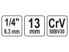 YATO Dugókulcs 1/4" 13 mm CrV