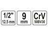 YATO Dugókulcs Spline 1/2" 9 mm CrV