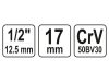 YATO Dugókulcs Spline 1/2" 17 mm CrV