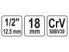 YATO Dugókulcs Spline 1/2" 18 mm CrV