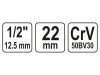 YATO Dugókulcs Spline 1/2" 22 mm CrV