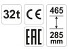 YATO Hidraulikus emelő 32t